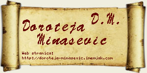 Doroteja Minašević vizit kartica